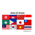 Asia (12 areas)