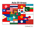 Asia (20 areas)