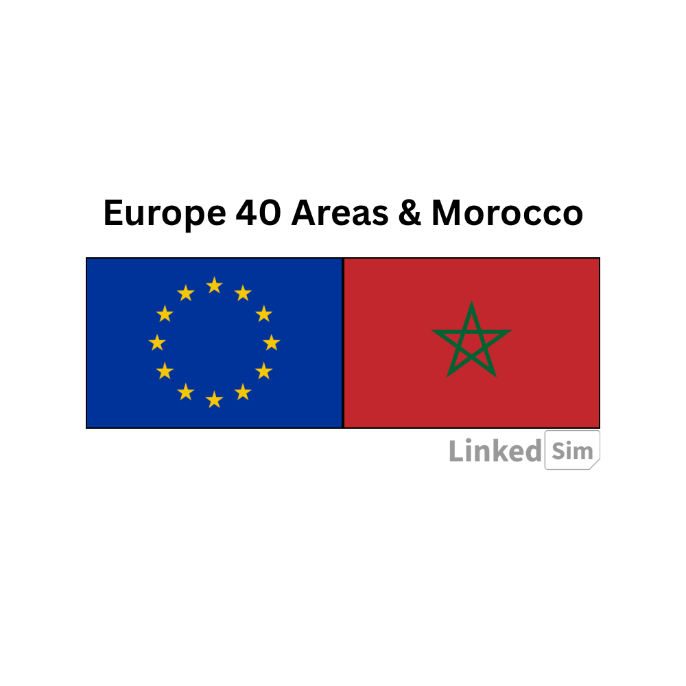 Europe (40+ areas) & Morocco