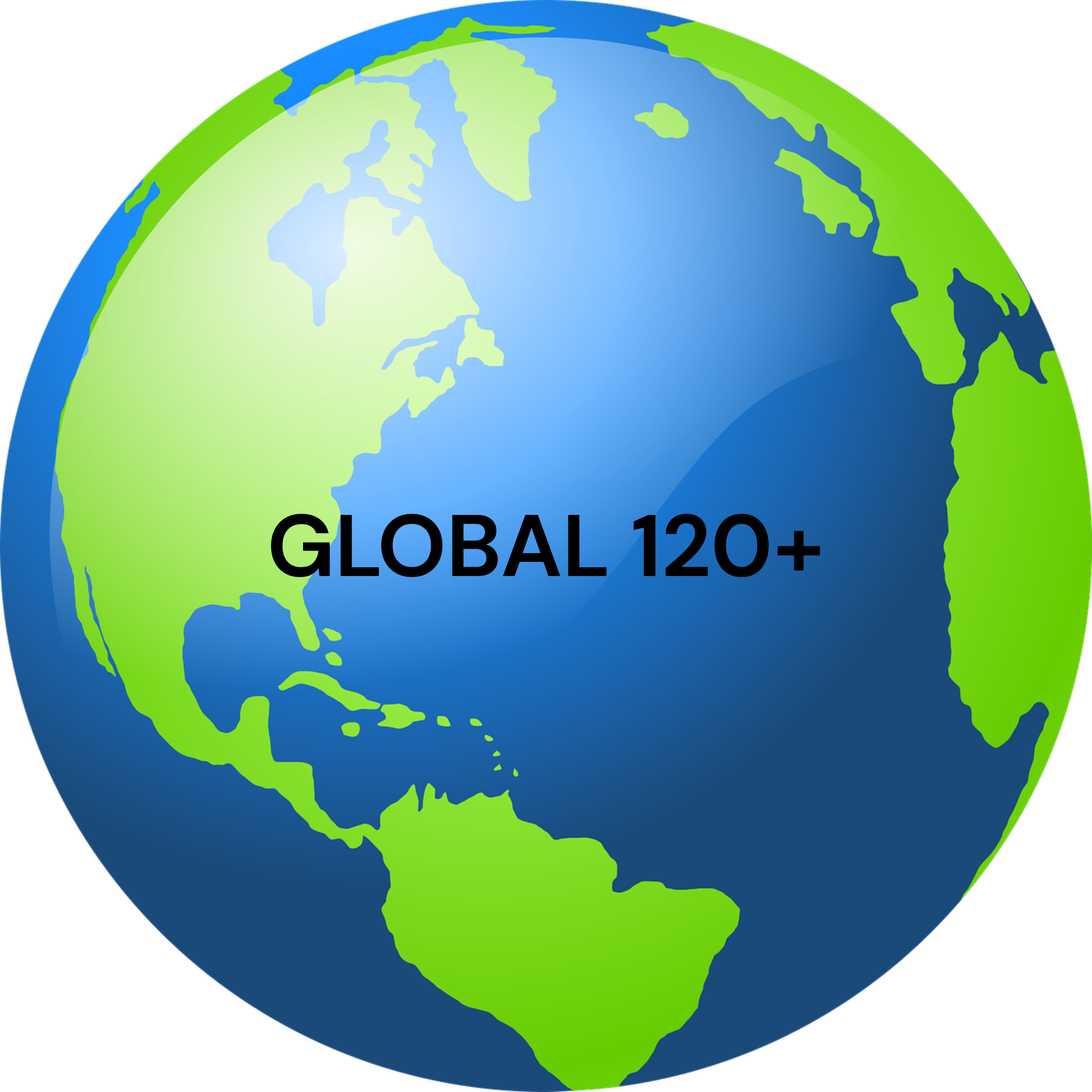 Global (120+ areas)