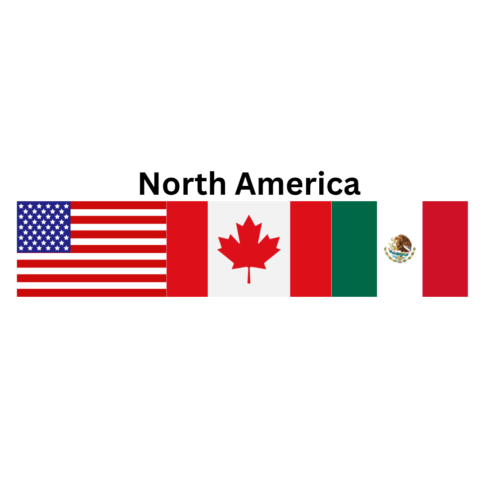 North America (3 areas)